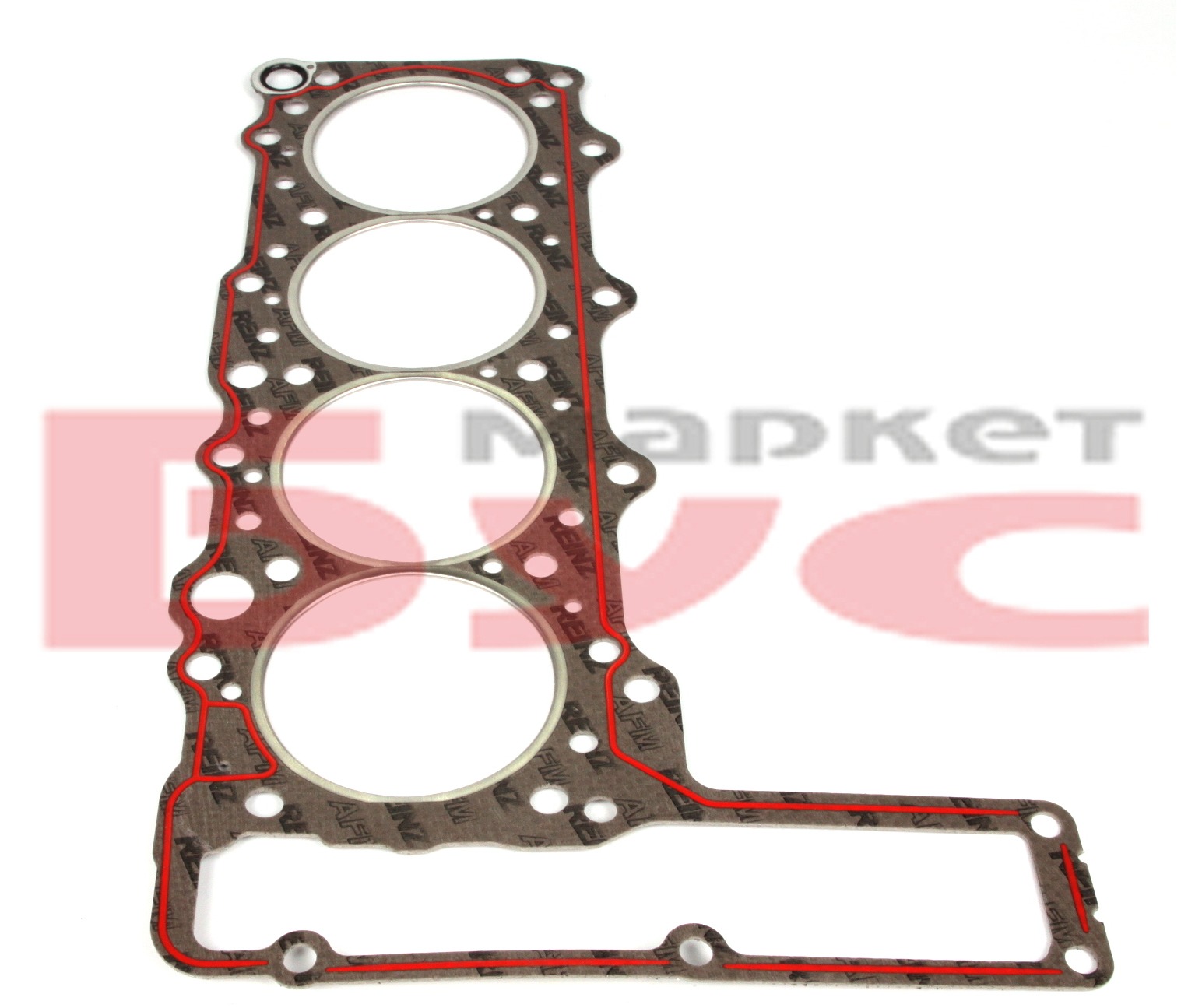 Прокладка ГБЦ MB 208-508D/Vito 2.3D OM601, 1,80 мм, Ø90,50 мм